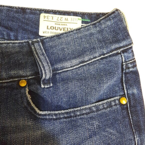 Y2K Diesel Industry Low Rise Bootcut Jeans Deadstock With Tag Size 27 x 34 - Picture 10 of 13